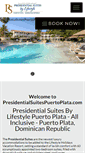 Mobile Screenshot of presidentialsuitespuertoplata.com